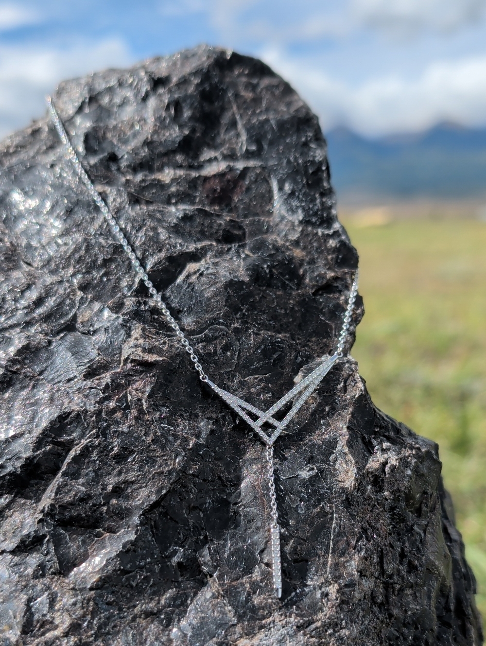 Swarovski Crystal Necklace, 16" Adjustable